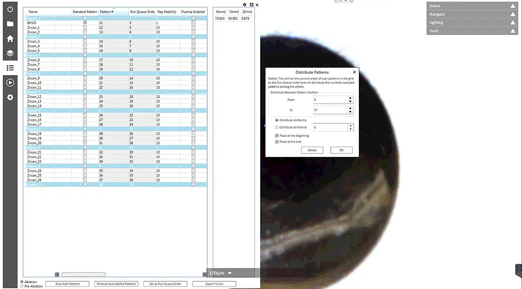 Auto distribute patterns is one of the ways ActiveView2 improves reference material pattern handling